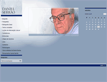 Tablet Screenshot of danielserrao.com